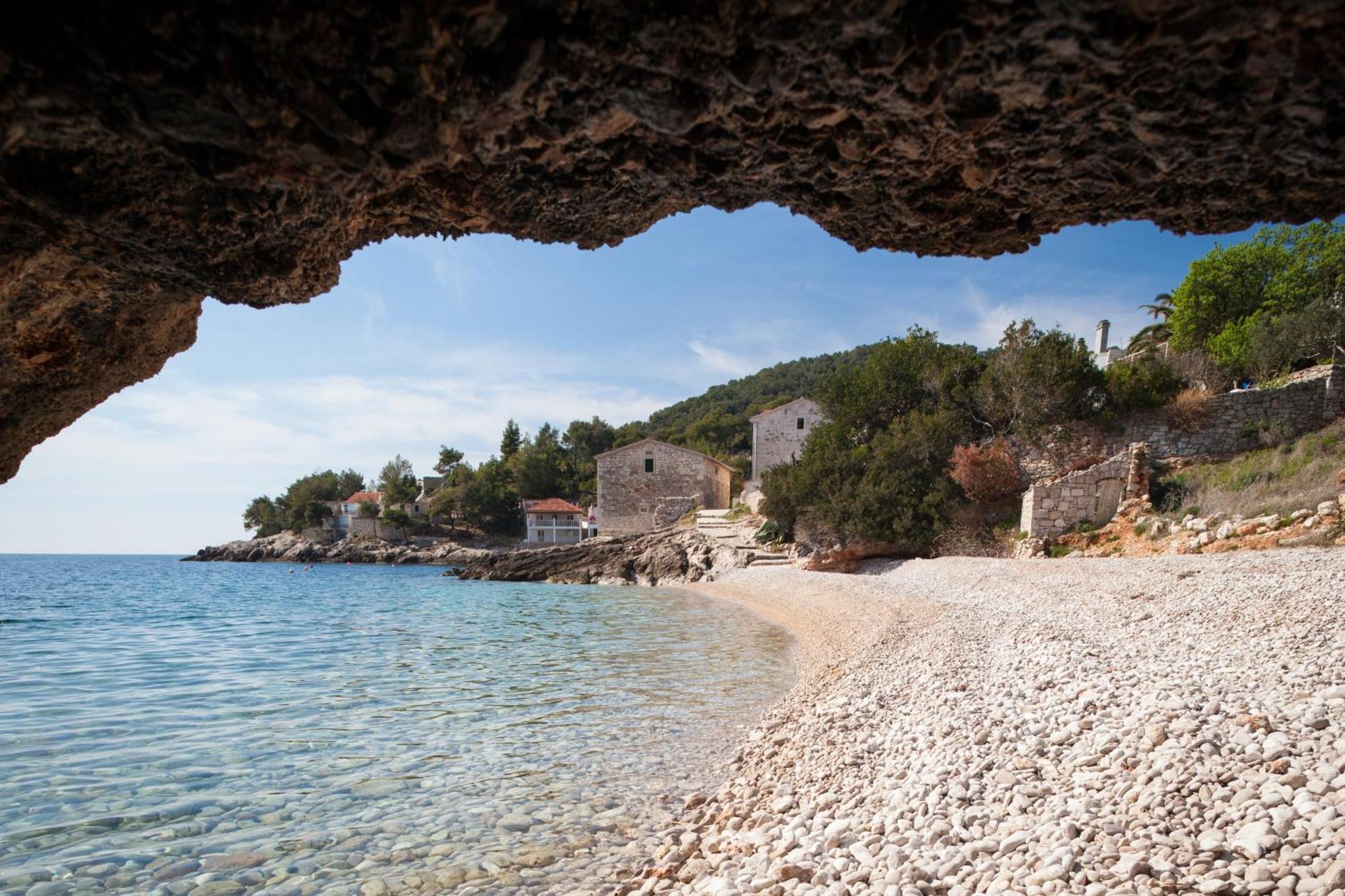 Seaside House For Families With Children Cove Tvrdni Dolac, Hvar - 2057 Gdinj Exteriér fotografie